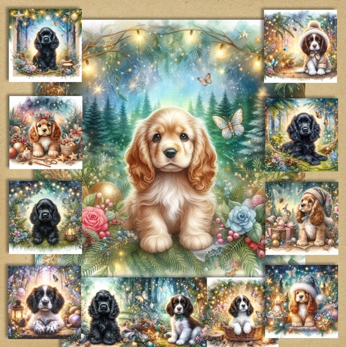 Mystical/Festive  Forest Mixed Bundle Pups 2