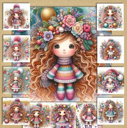 Cute Christmas Doll 