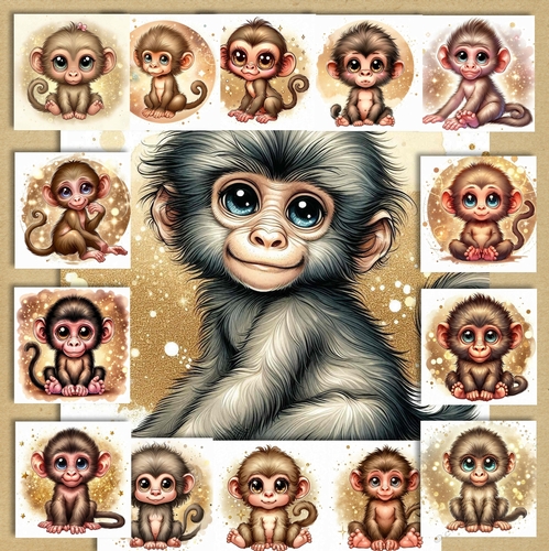 Cute Baby Monkeys