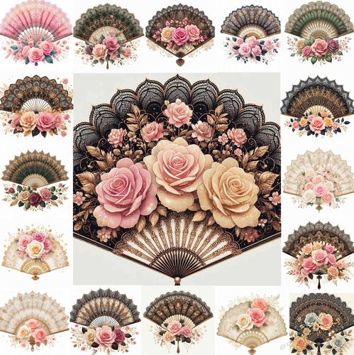 Lace Fans 1