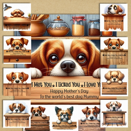 Happy Mothers Day Dog Mummy 