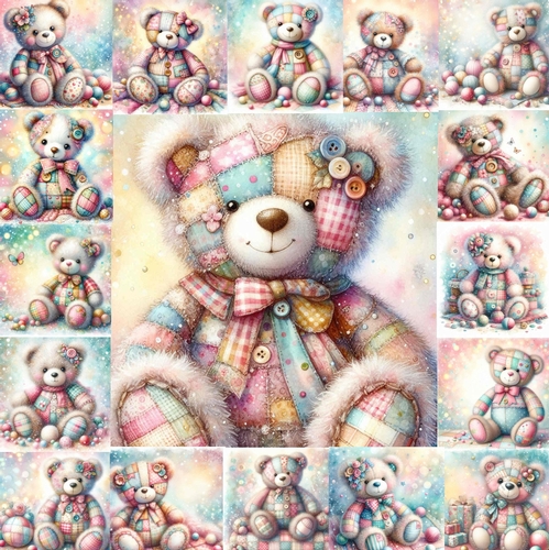 Patch Work Bear 2