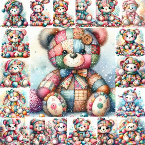 Patch Work Bear 3