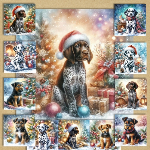 Merry Christmas Pups 2