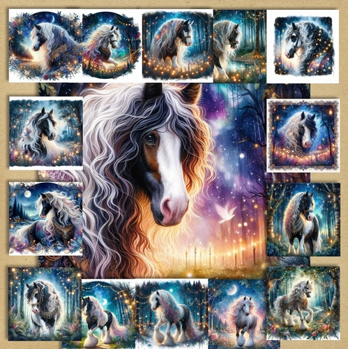 Fantasy Fairy Light  Horses