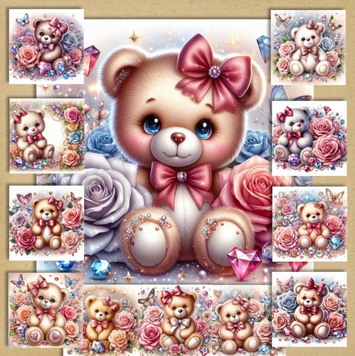 Floral Bear 2