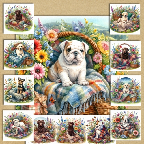 WildFlower Blanket Dogs 4