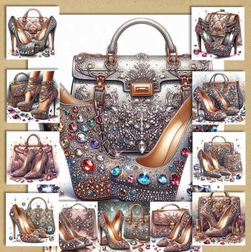 Bejewelled Handbags & Shoes 2