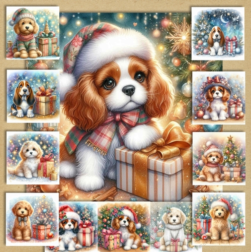 Sweet Christmas Pups 6