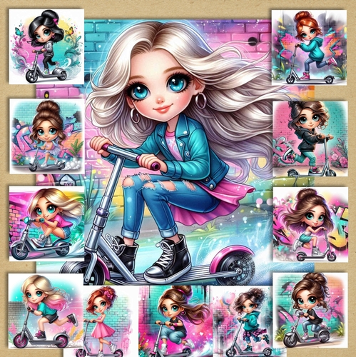 Urban Scooter Girls 1 CUSTOMER REQUEST 