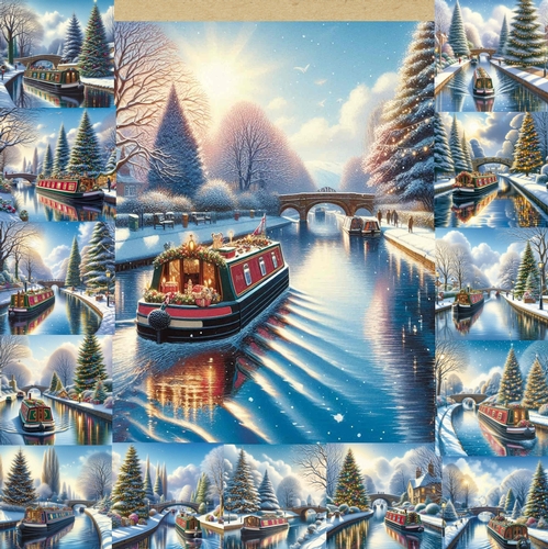 Christmas Narrow Boat