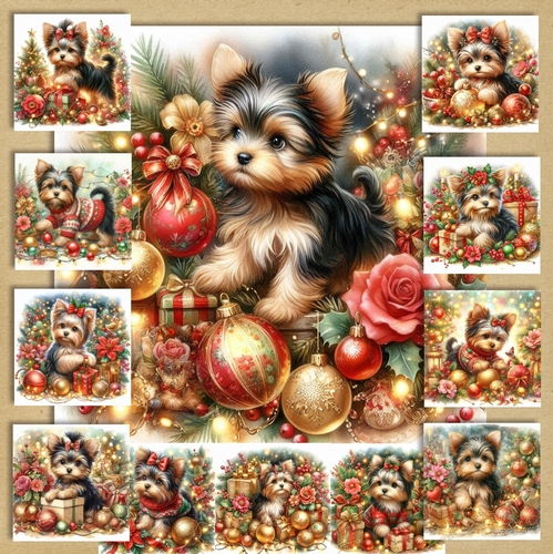 Yorkie Christmas Wishes