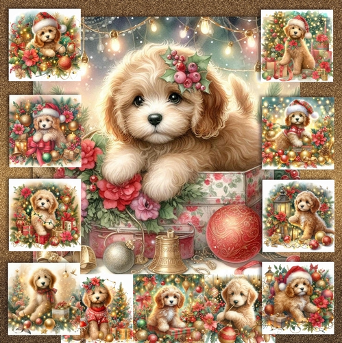 Christmas Decoration Pups 3