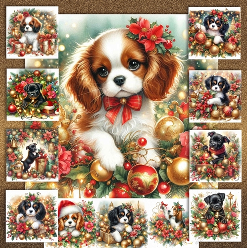 Christmas Decoration Pups 5