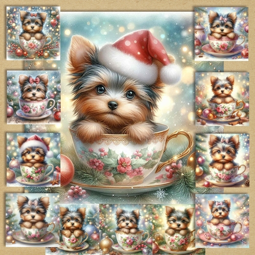  Christmas Teacup Pups