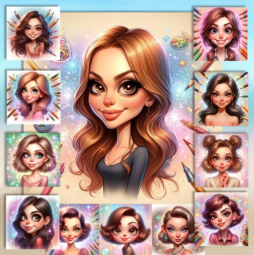 Caricature Girls