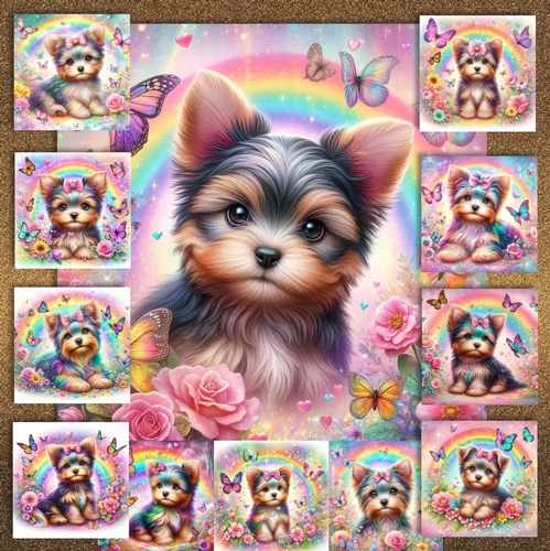 Butterfly Rainbow Pups 1