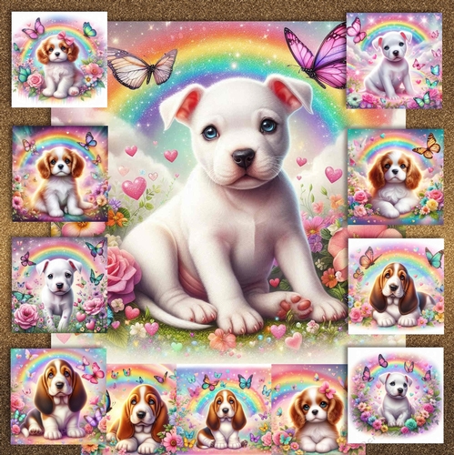 Butterfly Rainbow Pups 5