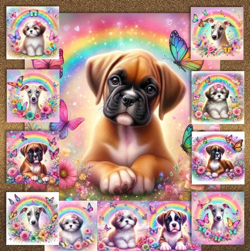 Butterfly Rainbow Pups 7