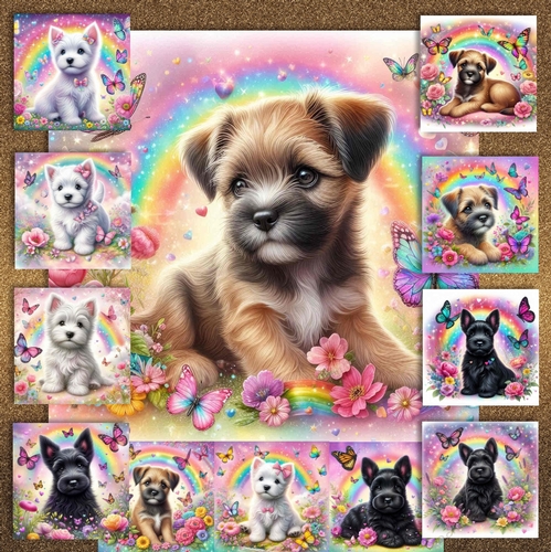 Butterfly Rainbow Pups 8