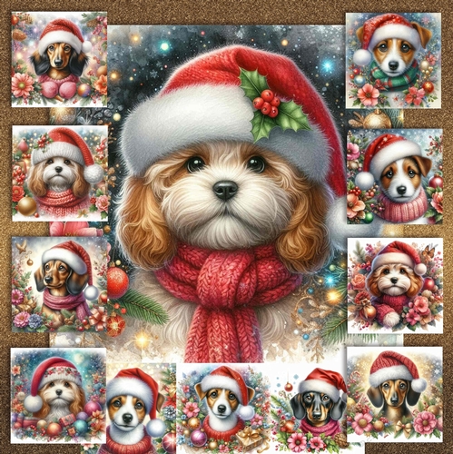 Christmas Decoration Dogs 2
