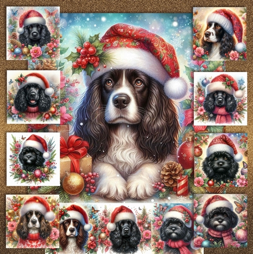 Christmas Decoration Dogs 3
