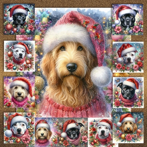 Christmas Decoration Dogs 4