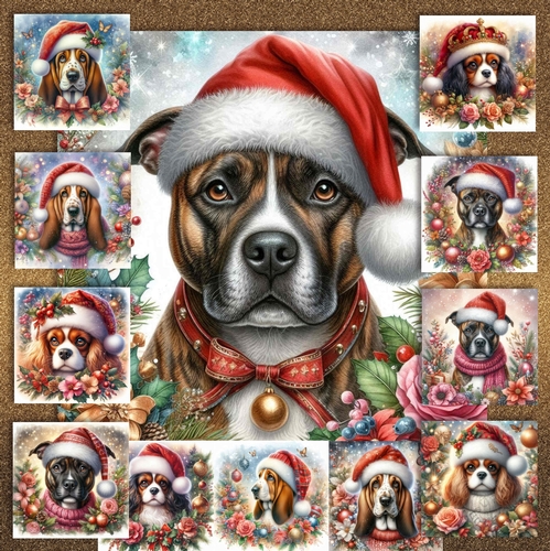 Christmas Decoration Dogs 5
