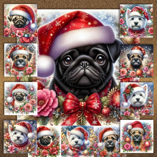 Christmas Decoration Dogs 8