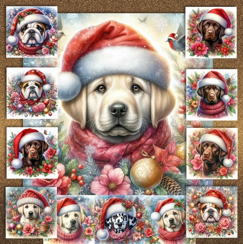Christmas Decoration Dogs 10