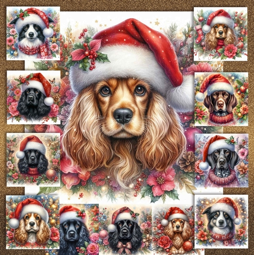 Christmas Decoration Dogs 13