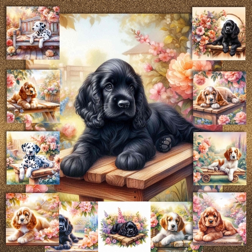 Blooming Garden Pups 1