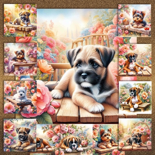 Blooming Garden Pups 5