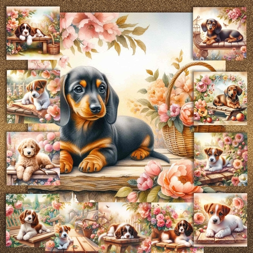 Blooming Garden Pups 10