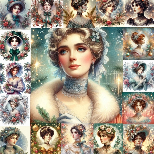 Victorian Christmas Beauty 