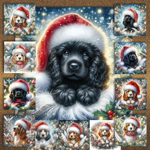 Festive Snow Forest Pups 2