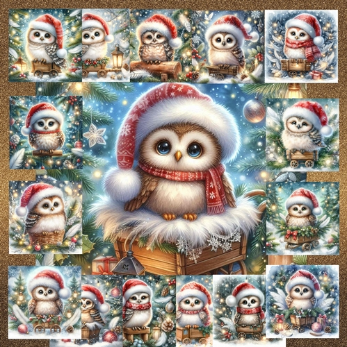 Christmas Owls