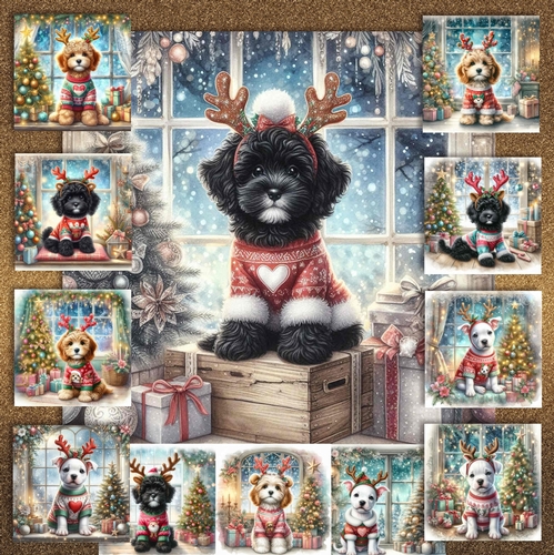 Christmas Antler Pups 5