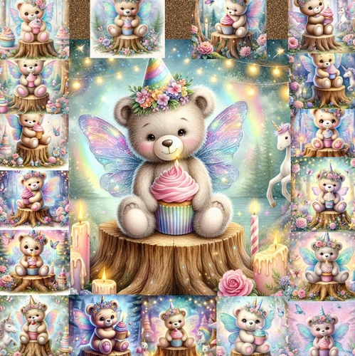 Fairy Cupcake  Bears