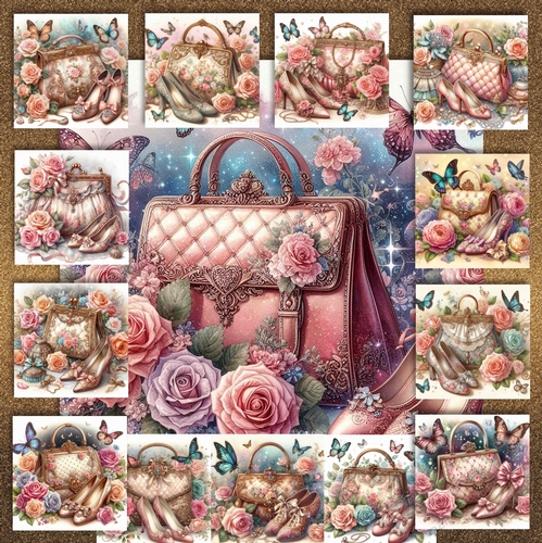 Floral Butterfly Handbags & Shoes 2