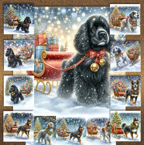 Jingle Bell Sleigh Dogs 2