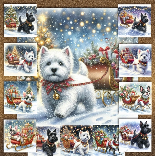 Jingle Bell Sleigh Dogs 6