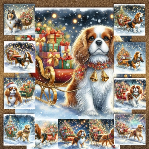 Jingle Bell Sleigh Dogs 9