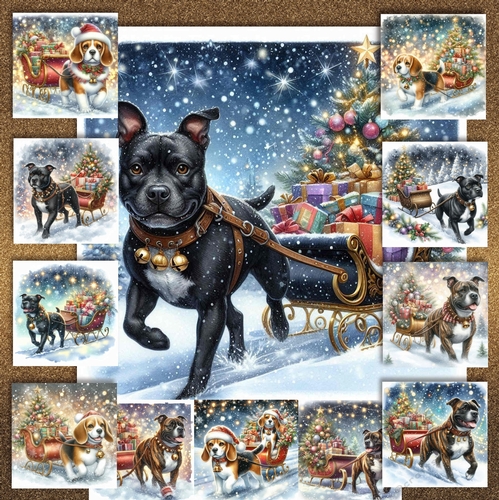 Jingle Bell Sleigh Dogs 10