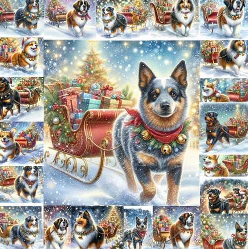 Jingle Bell Sleigh Dogs 14
