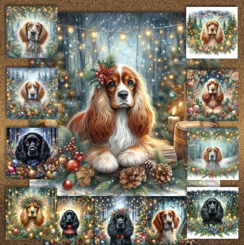 Festive Forest Dogs 2