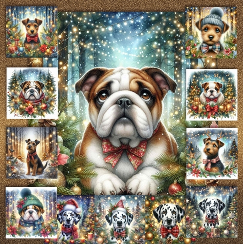 Festive Forest Dogs 3