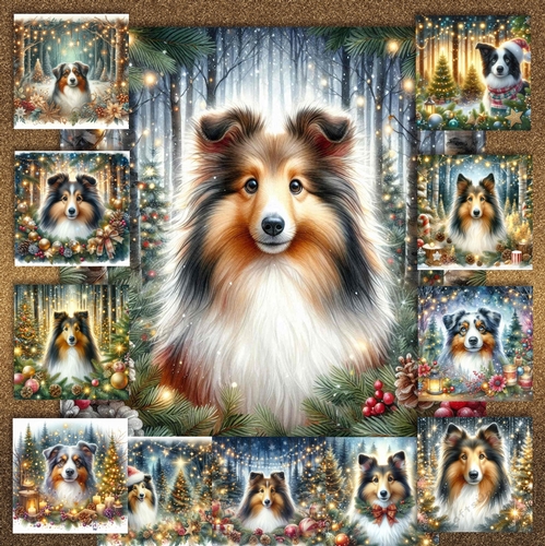Festive Forest Dogs 10