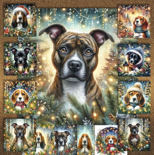 Festive Forest Dogs 14