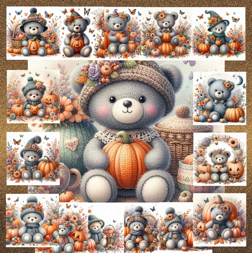 Pumpkin Bears